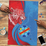 Football 2026 DR Congo Leopards Puzzle Lightning Style