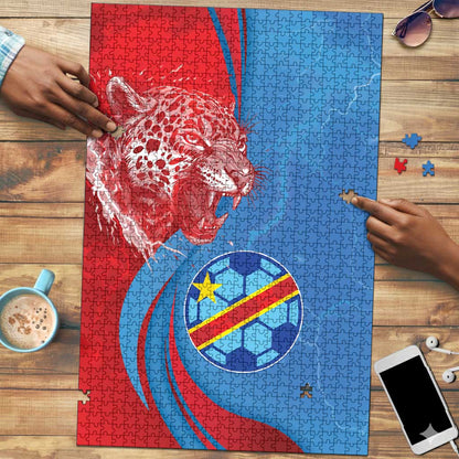 Football 2026 DR Congo Leopards Puzzle Lightning Style