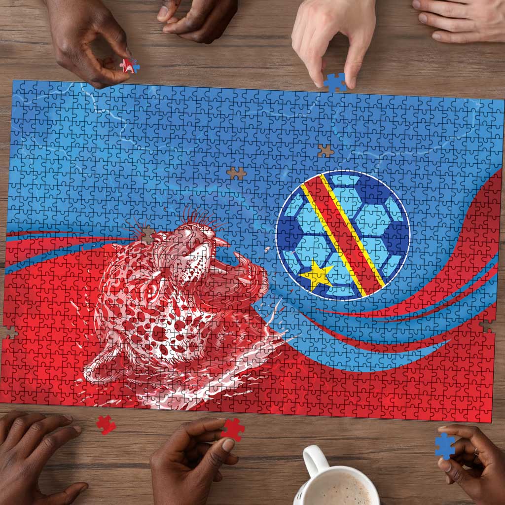 Football 2026 DR Congo Leopards Puzzle Lightning Style