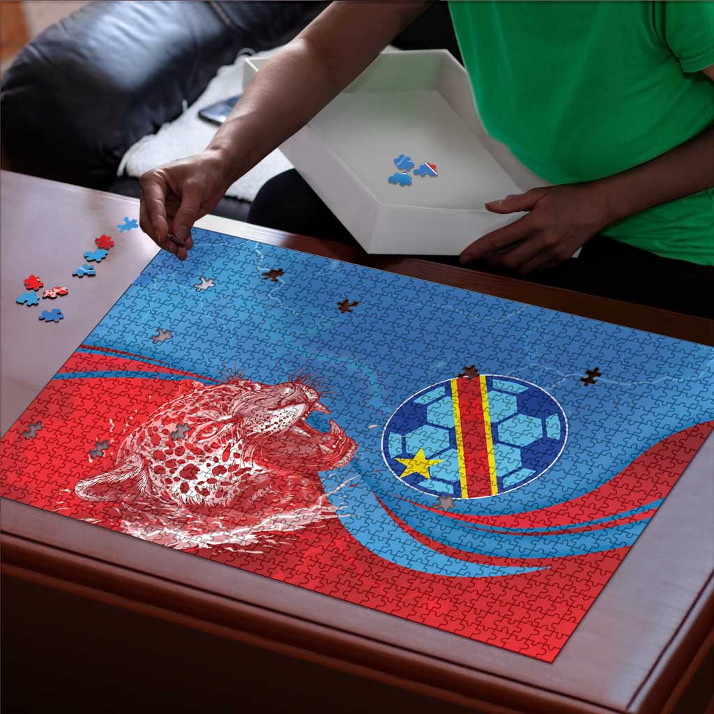 Football 2026 DR Congo Leopards Puzzle Lightning Style