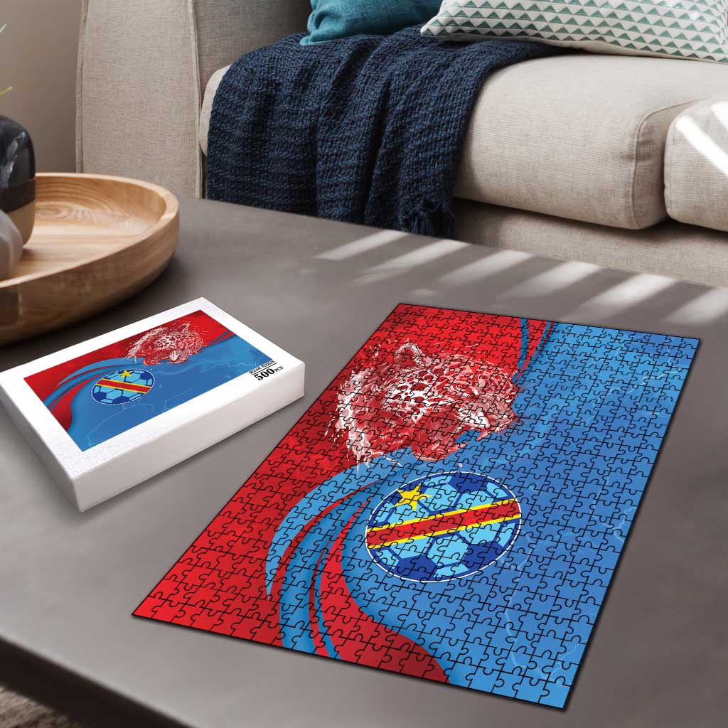 Football 2026 DR Congo Leopards Puzzle Lightning Style