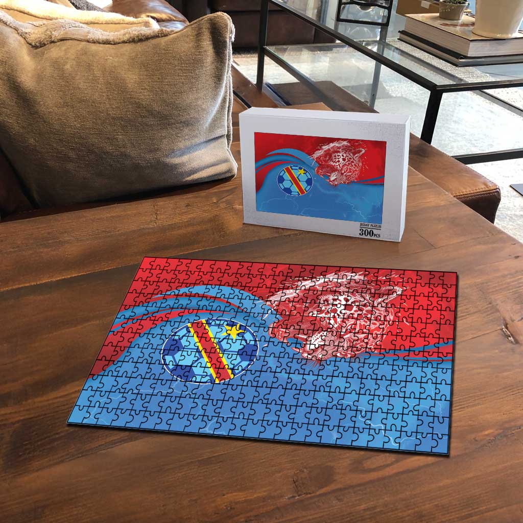 Football 2026 DR Congo Leopards Puzzle Lightning Style