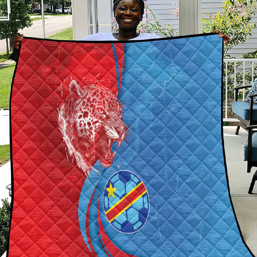 Football 2026 DR Congo Leopards Quilt Lightning Style