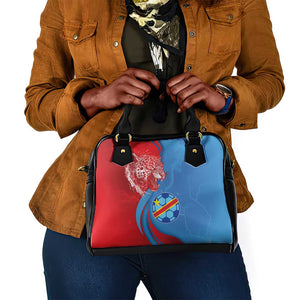 Football 2026 DR Congo Leopards Shoulder Handbag Lightning Style