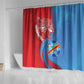 Football 2026 DR Congo Leopards Shower Curtain Lightning Style