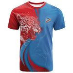 Custom Football 2026 DR Congo Leopards T shirt Lightning Style