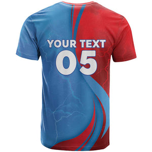 Custom Football 2026 DR Congo Leopards T shirt Lightning Style
