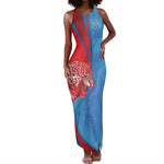 Custom Football 2026 DR Congo Leopards Tank Maxi Dress Lightning Style