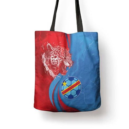 Football 2026 DR Congo Leopards Tote Bag Lightning Style