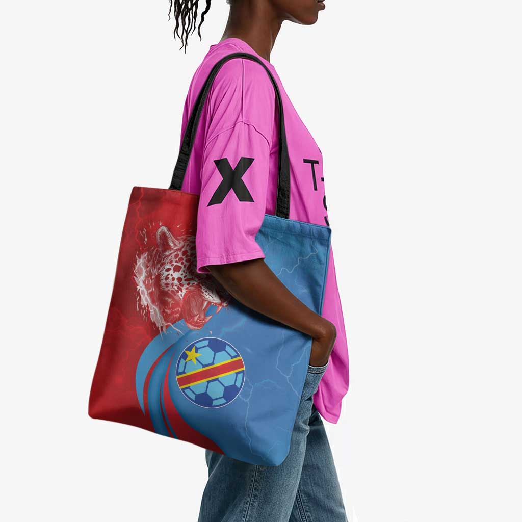 Football 2026 DR Congo Leopards Tote Bag Lightning Style