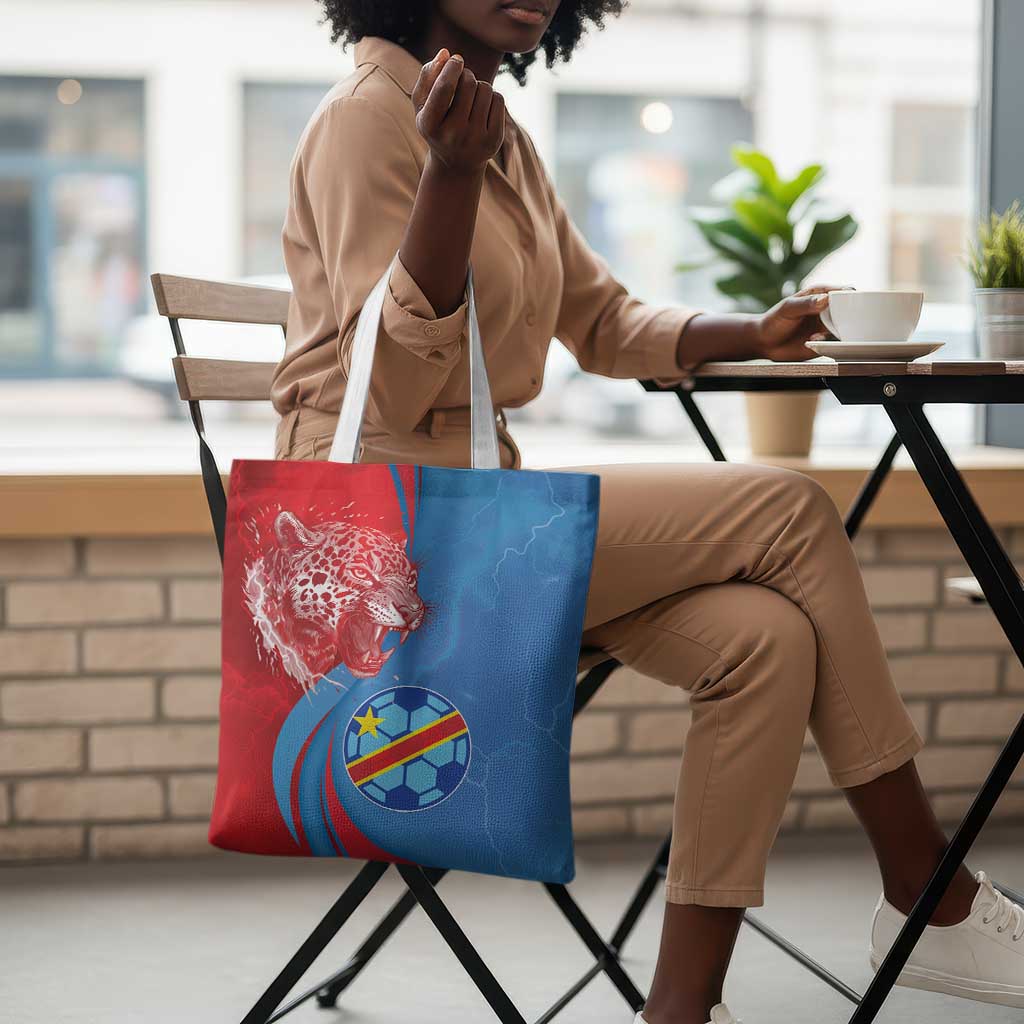 Football 2026 DR Congo Leopards Tote Bag Lightning Style
