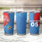 Custom Football 2026 DR Congo Leopards Tumbler Cup Lightning Style