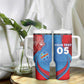 Custom Football 2026 DR Congo Leopards Tumbler With Handle Lightning Style