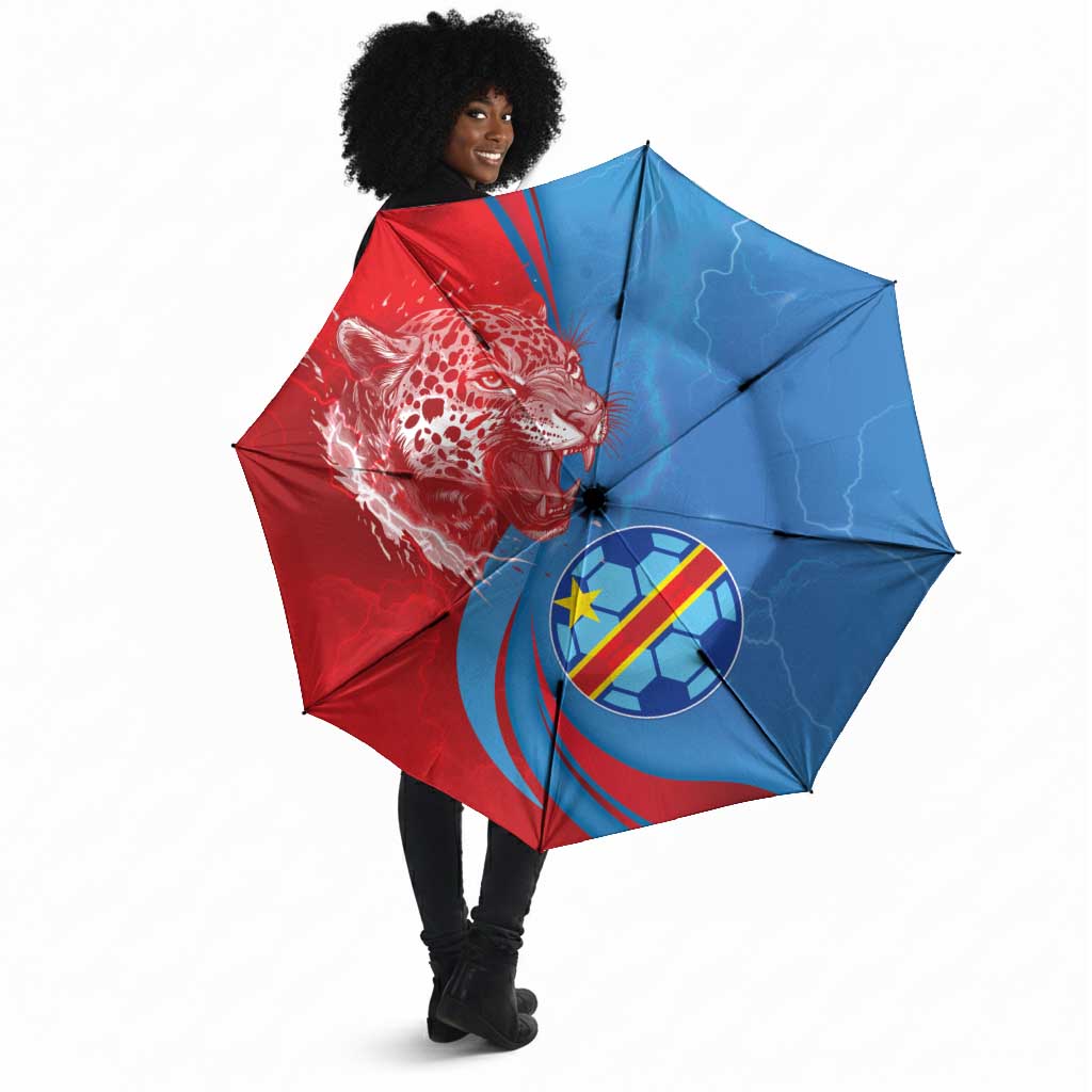 Football 2026 DR Congo Leopards Umbrella Lightning Style