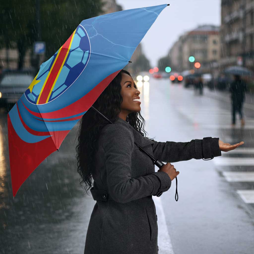 Football 2026 DR Congo Leopards Umbrella Lightning Style
