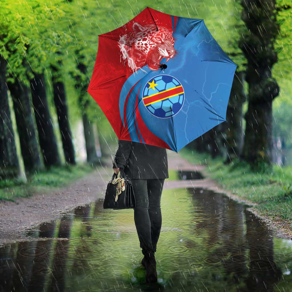 Football 2026 DR Congo Leopards Umbrella Lightning Style