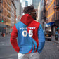 Custom Football 2026 DR Congo Leopards Zip Hoodie Lightning Style