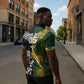 Custom Rugby New Zealand South Africa Zipper Polo Shirt Maori Tiki Springboks Together