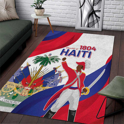Haiti 222nd Anniversary Independence Day Area Rug - African Pride