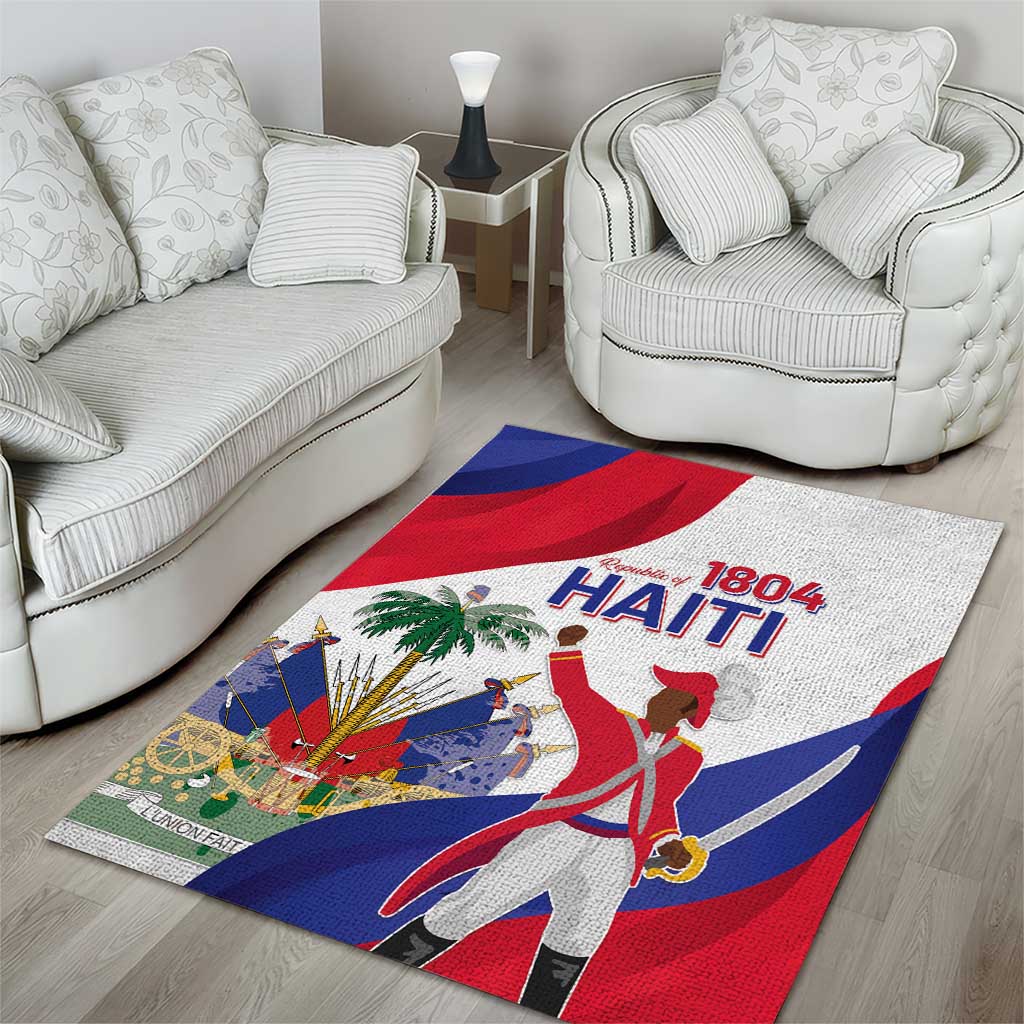 Haiti 222nd Anniversary Independence Day Area Rug - African Pride