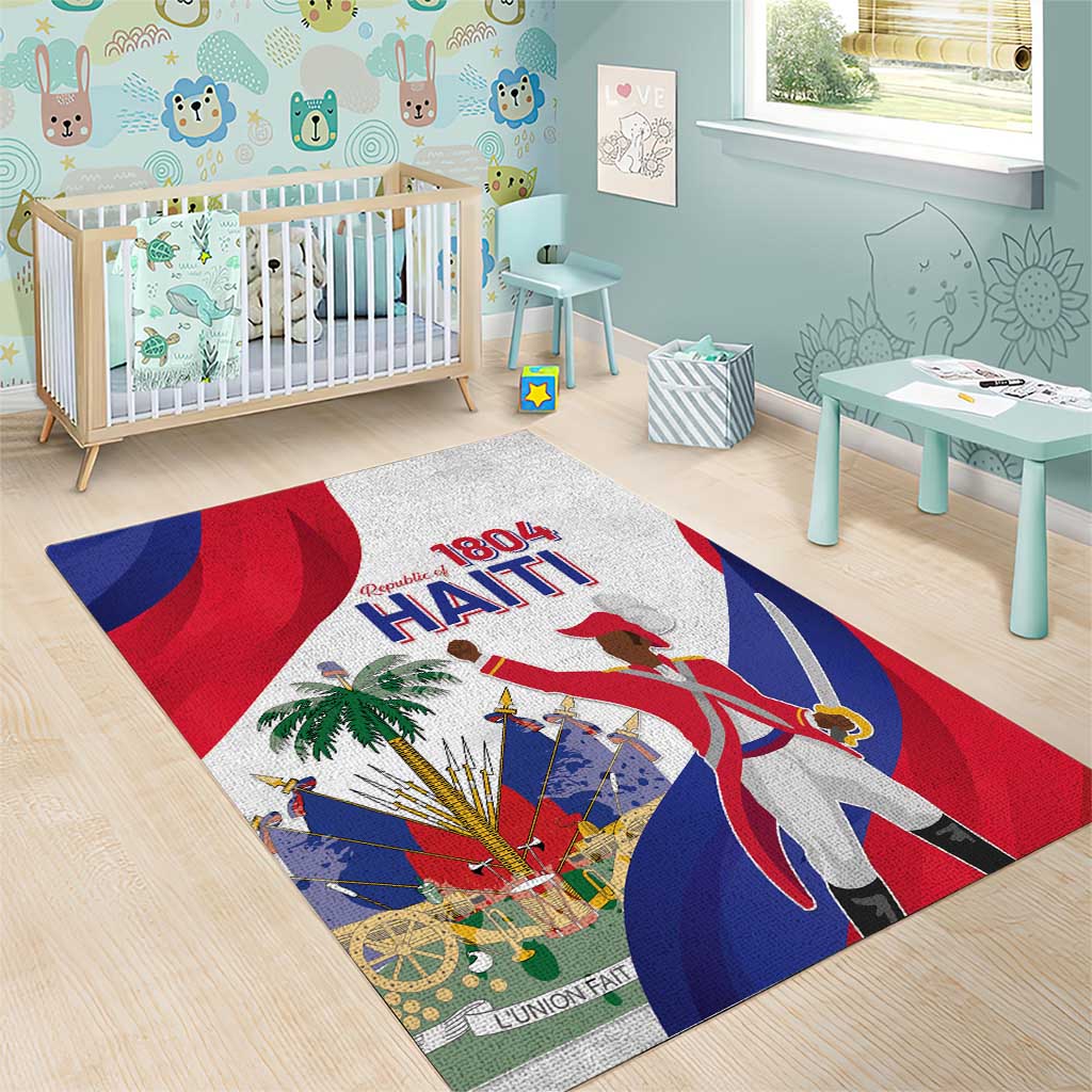 Haiti 222nd Anniversary Independence Day Area Rug - African Pride