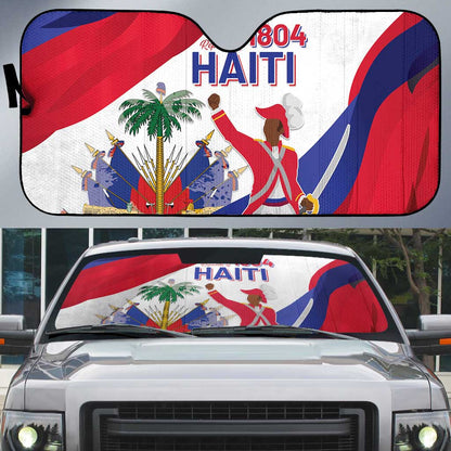Haiti 222nd Anniversary Independence Day Auto Sun Shade