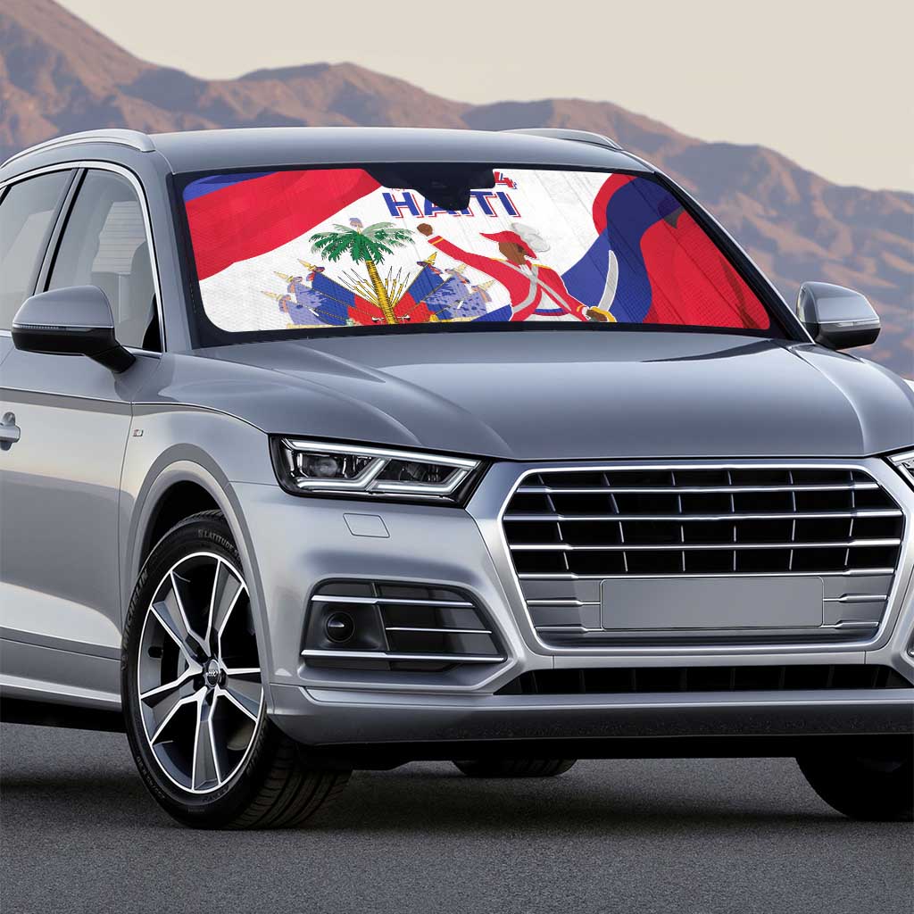 Haiti 222nd Anniversary Independence Day Auto Sun Shade