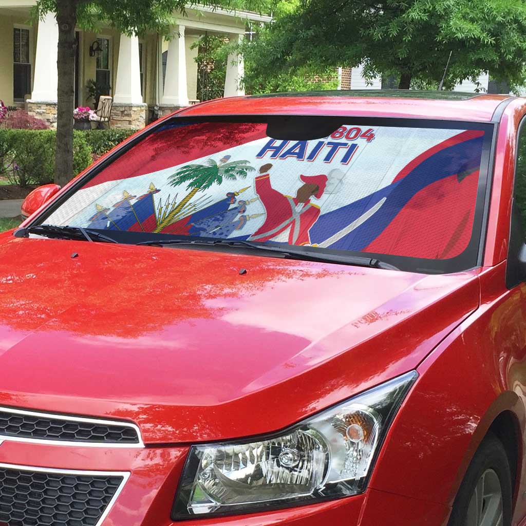 Haiti 222nd Anniversary Independence Day Auto Sun Shade