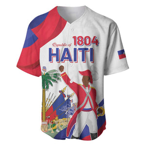 Personalised Haiti 222nd Anniversary Independence Day Baseball Jersey - African Pride