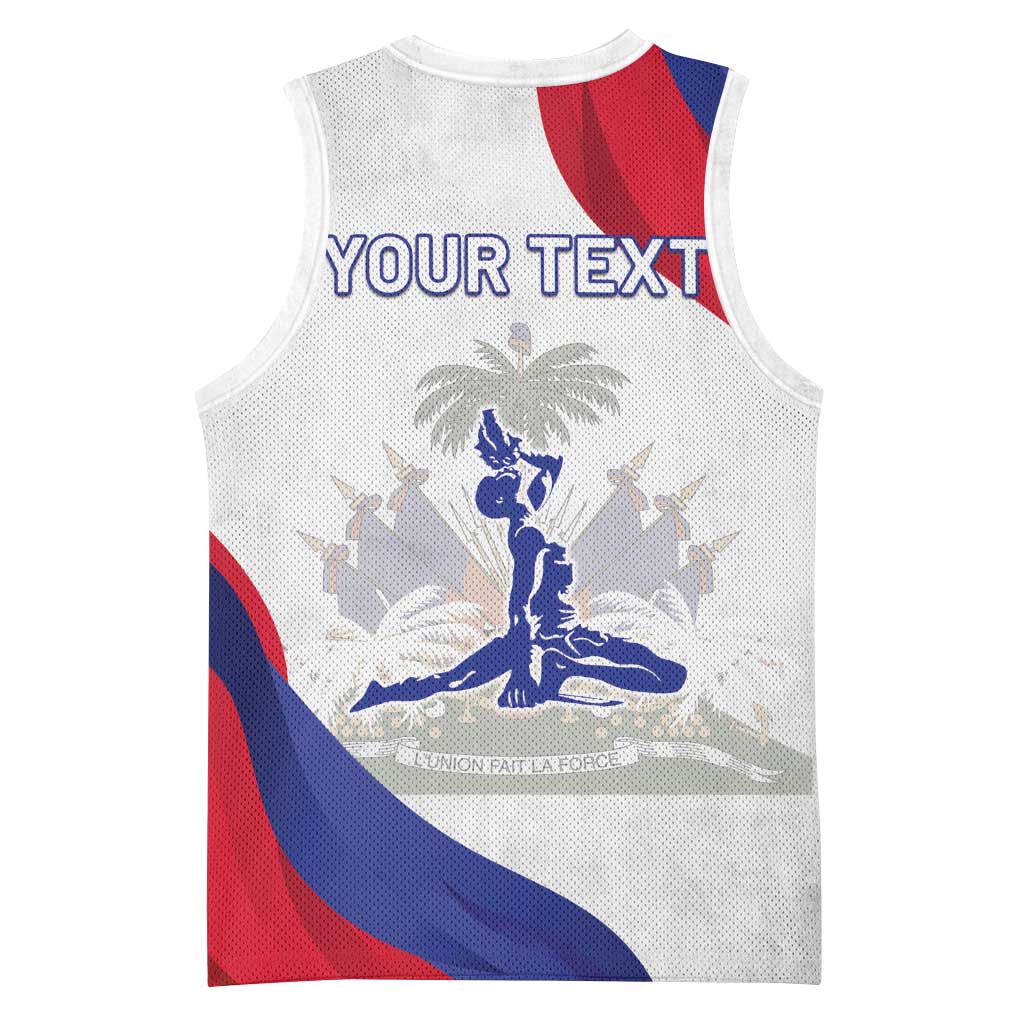 Personalised Haiti 222nd Anniversary Independence Day Basketball Jersey - African Pride