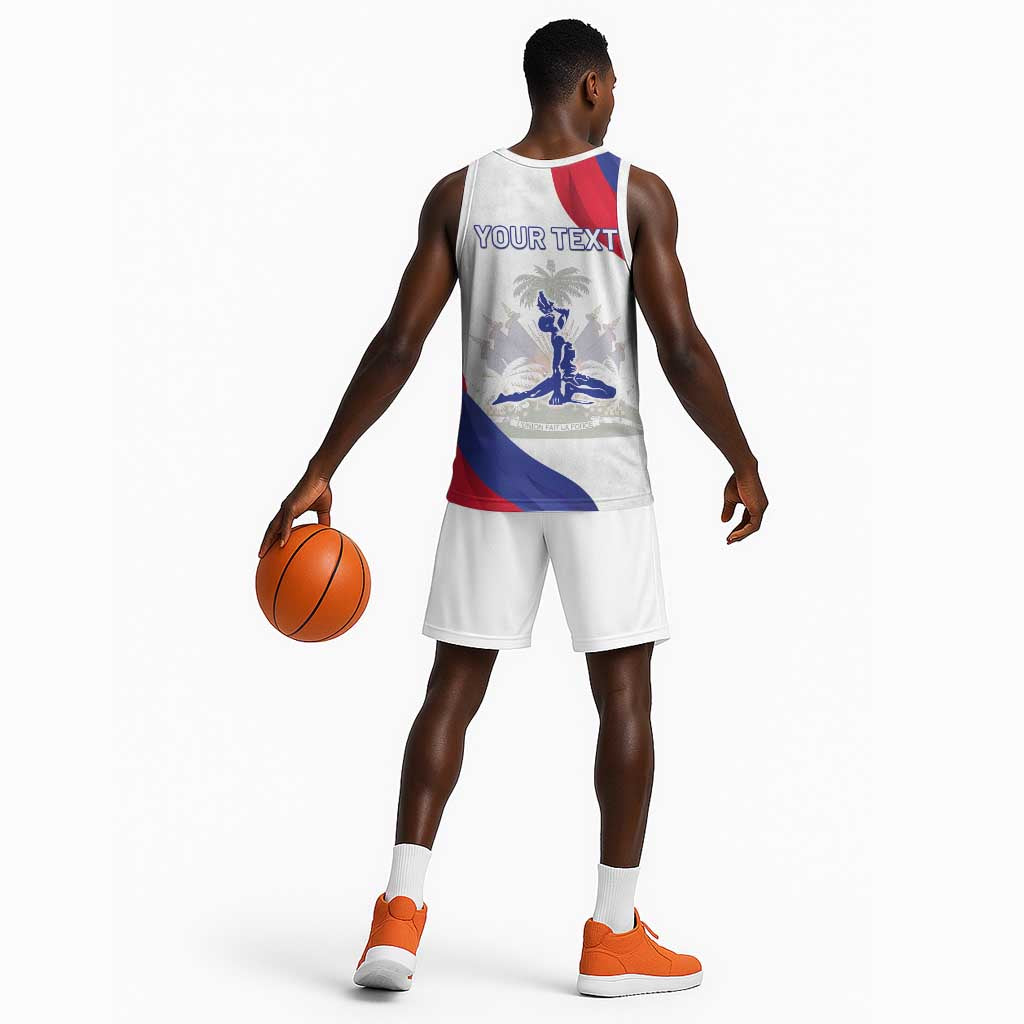 Personalised Haiti 222nd Anniversary Independence Day Basketball Jersey - African Pride