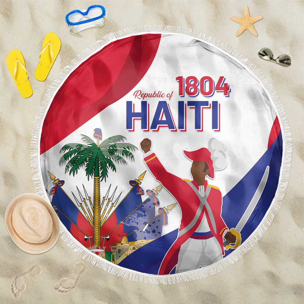 Haiti 222nd Anniversary Independence Day Beach Blanket - African Pride