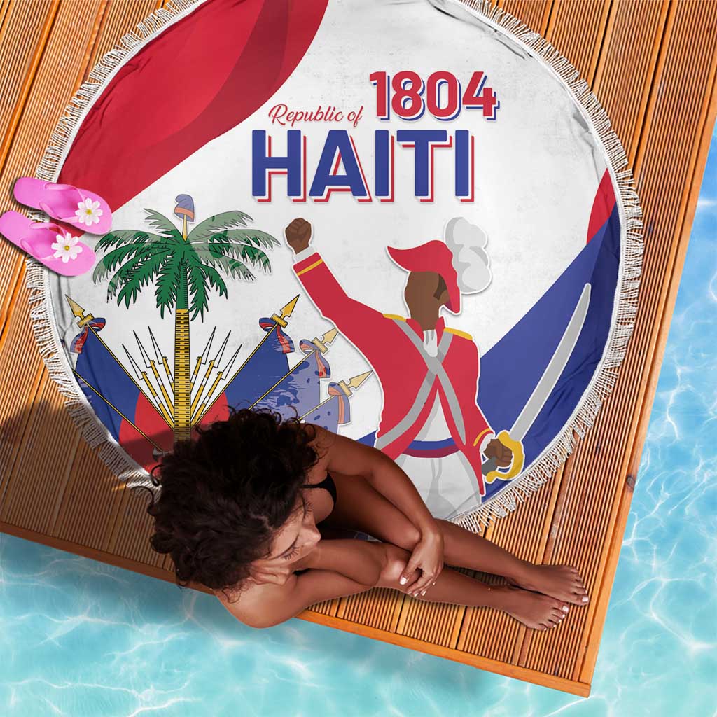 Haiti 222nd Anniversary Independence Day Beach Blanket - African Pride