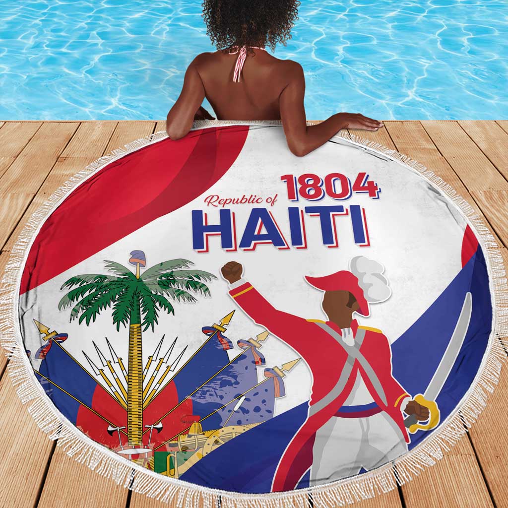 Haiti 222nd Anniversary Independence Day Beach Blanket - African Pride
