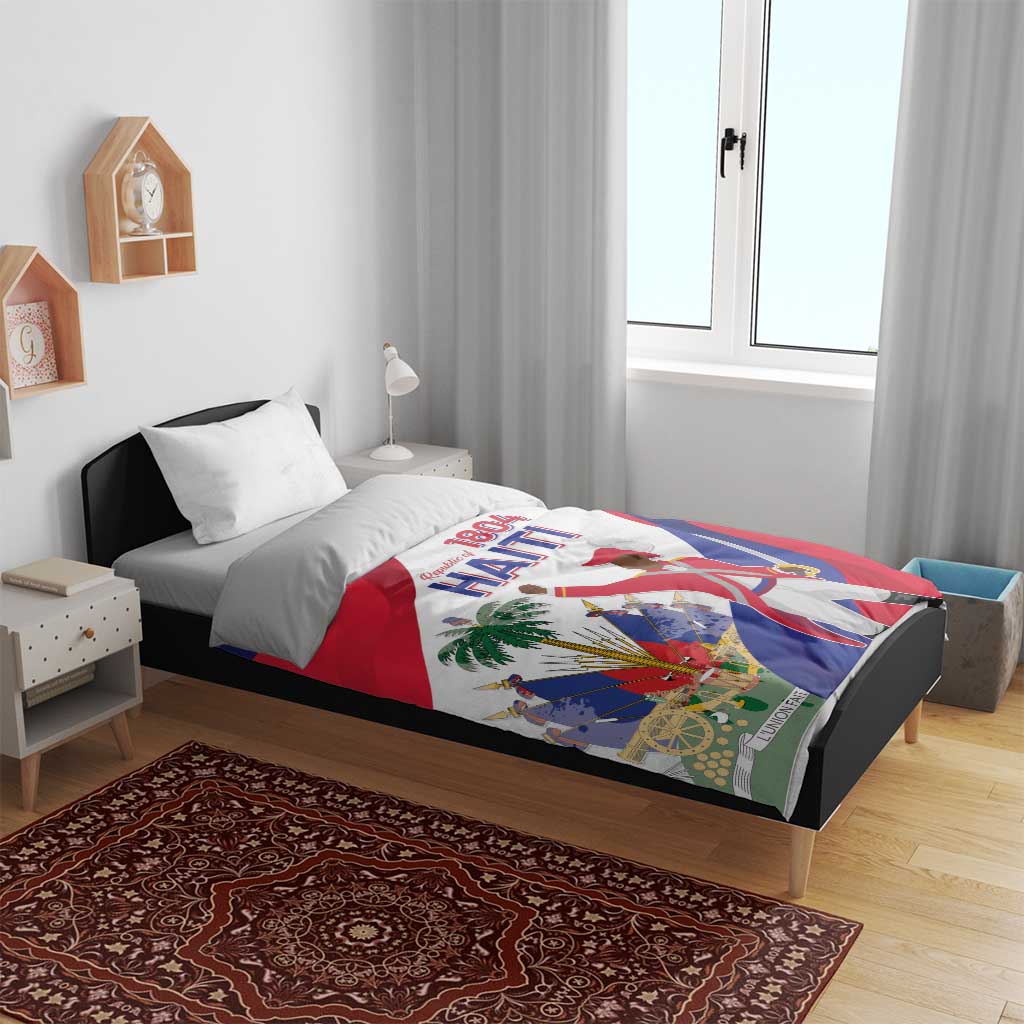 Haiti 222nd Anniversary Independence Day Bedding Set - African Pride
