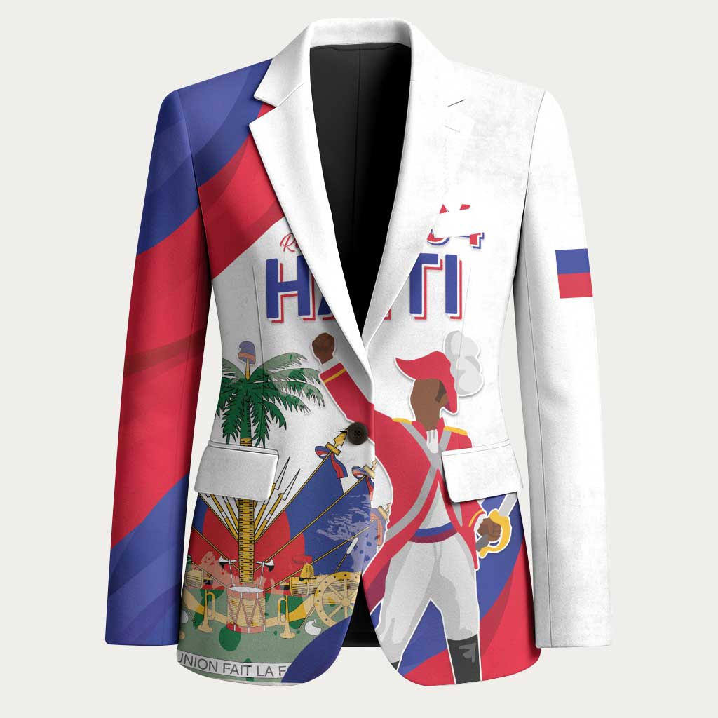 Personalised Haiti 222nd Anniversary Independence Day Blazer