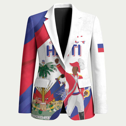 Personalised Haiti 222nd Anniversary Independence Day Blazer