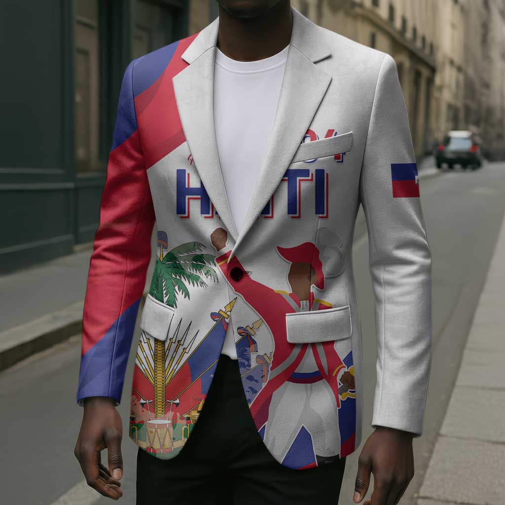 Personalised Haiti 222nd Anniversary Independence Day Blazer