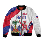 Personalised Haiti 222nd Anniversary Independence Day Bomber Jacket - African Pride