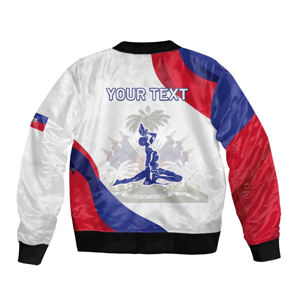 Personalised Haiti 222nd Anniversary Independence Day Bomber Jacket - African Pride