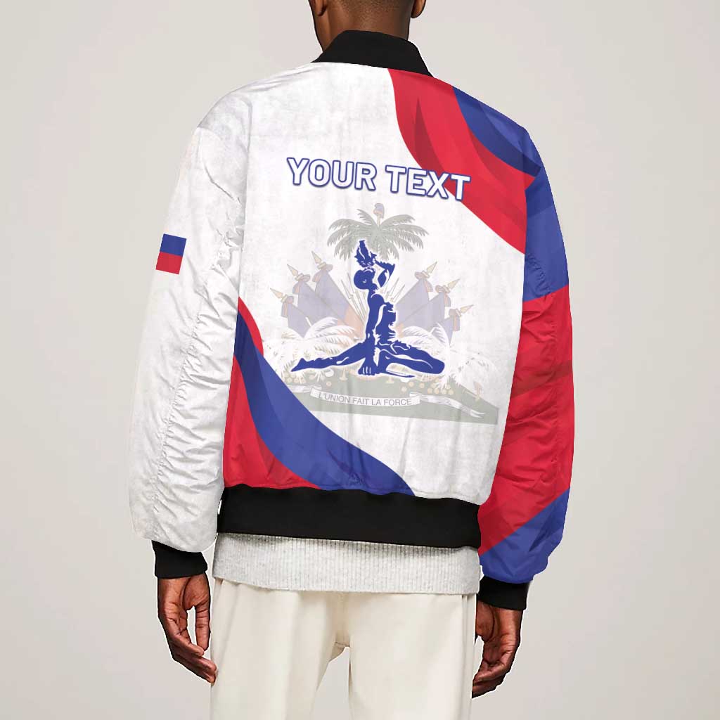 Personalised Haiti 222nd Anniversary Independence Day Bomber Jacket - African Pride