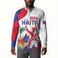 Personalised Haiti 222nd Anniversary Independence Day Button Sweatshirt