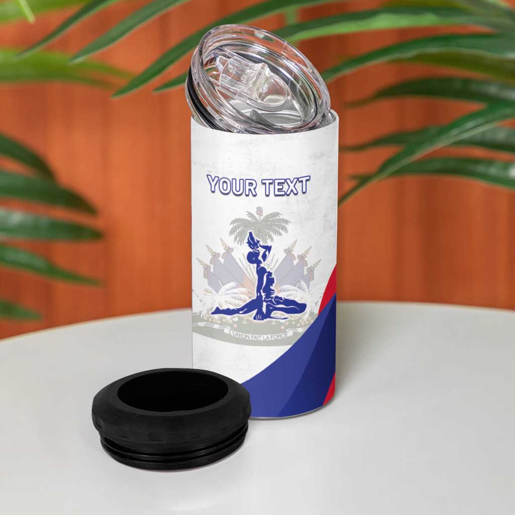 Haiti 222nd Anniversary Independence Day 4 in 1 Can Cooler Tumbler - African Pride