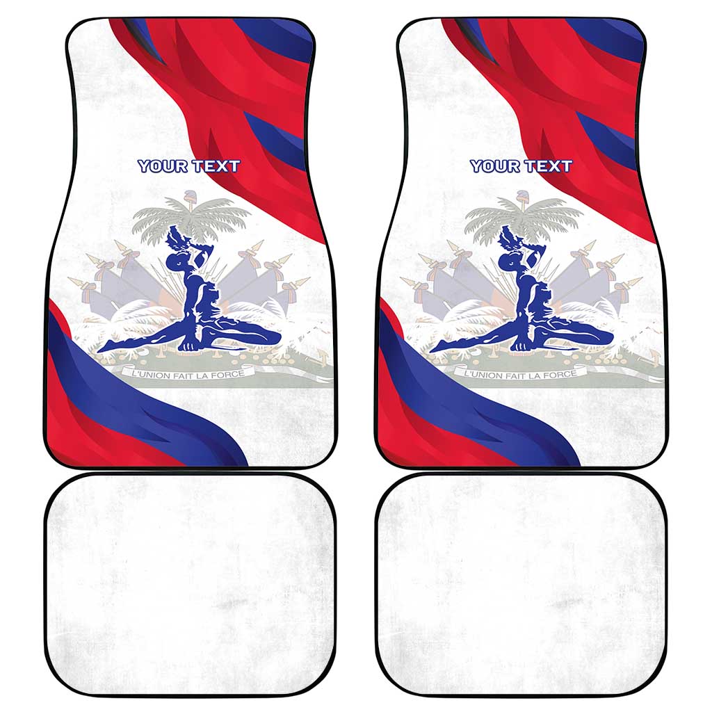 Personalised Haiti 222nd Anniversary Independence Day Car Mats - African Pride