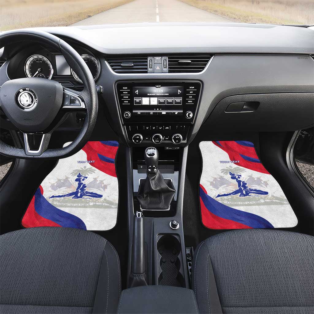 Personalised Haiti 222nd Anniversary Independence Day Car Mats - African Pride