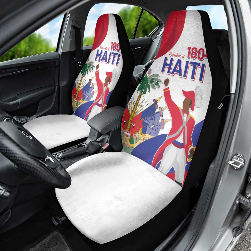 Haiti 222nd Anniversary Independence Day Car Seat Cover - African Pride