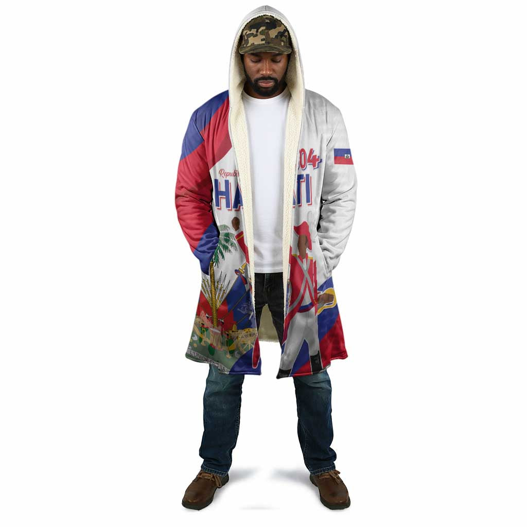 Personalised Haiti 222nd Anniversary Independence Day Cloak
