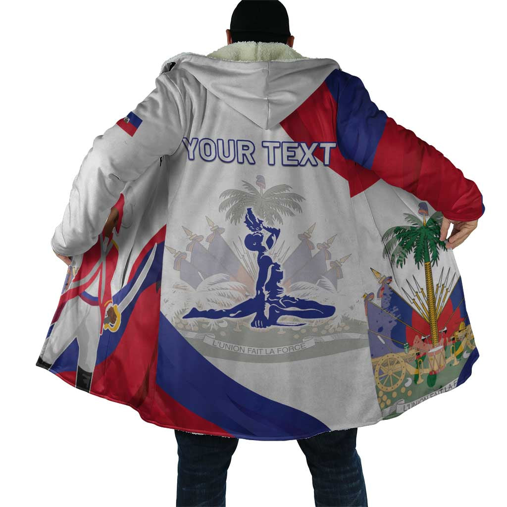 Personalised Haiti 222nd Anniversary Independence Day Cloak
