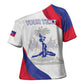 Personalised Haiti 222nd Anniversary Independence Day Cross Shoulder Shirt