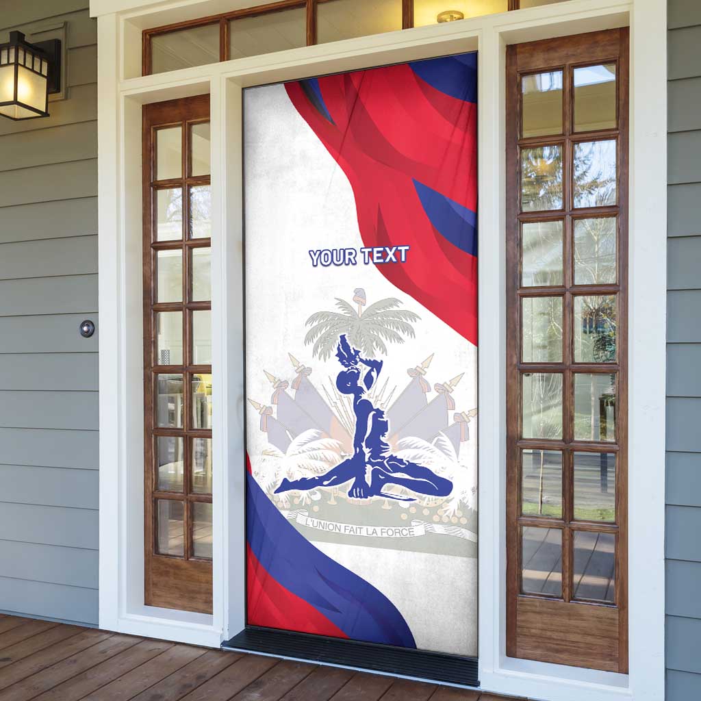 Personalised Haiti 222nd Anniversary Independence Day Door Cover